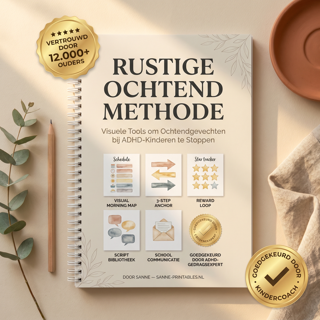 De Rustige Ochtend Methode – Handboek & Werkboek voor ADHD-Ouders