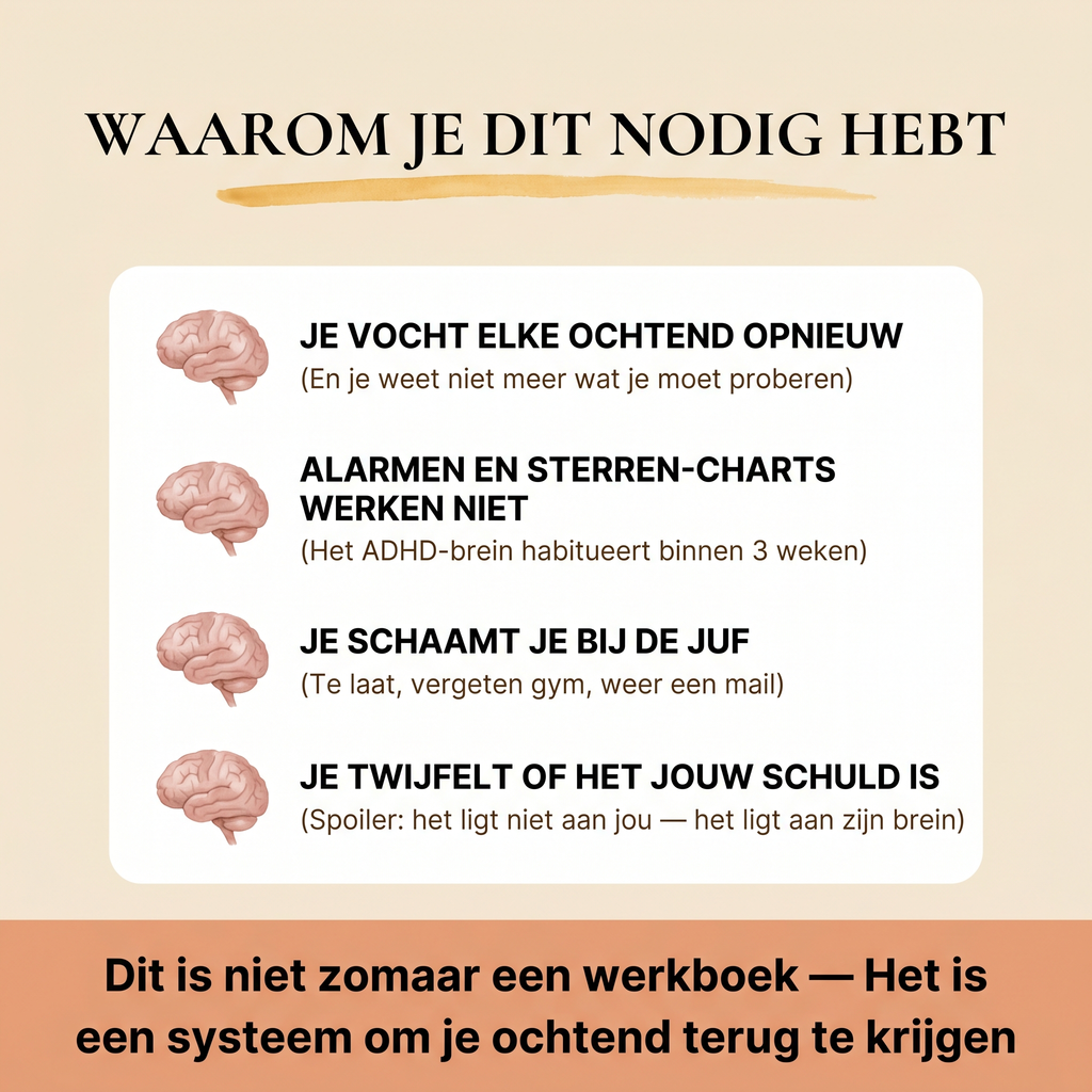 De Rustige Ochtend Methode – Handboek & Werkboek voor ADHD-Ouders