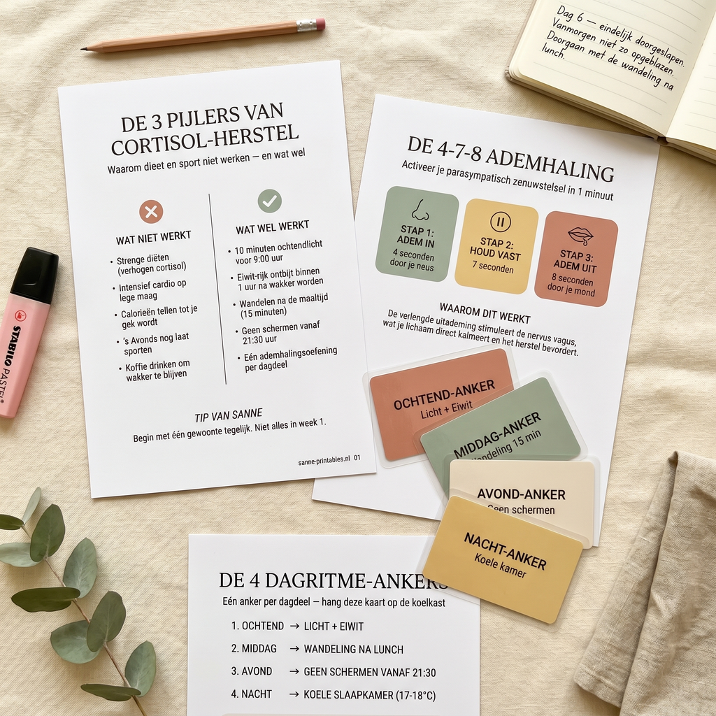De Cortisol Reset Methode: Krijg je Lichaam Terug in 21 Dagen — Zonder Pillen, Dieet of Sportschool
